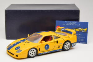 Ferrari F40 #1 Kollane Bauer Piiratud Väljaanne 100 tk Bburago 1:18 BSR001 Metall - pilt 8/8