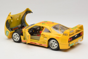 Ferrari F40 Totip Jolly Club #2 Kollane Bburago 1:18 3332-Y1 Metall - pilt 5/8