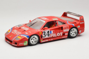 Ferrari F40 LM Pilot #34 Ferte / Thavenin / Palau 24 Hours of Le Mans 1995 Punane Bburago 1:18 3032-P3 Metall