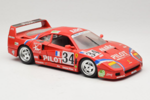Ferrari F40 LM Pilot #34 Ferte / Thavenin / Palau 24 Hours of Le Mans 1995 Punane Bburago 1:18 3032-P3 Metall - pilt 6/8