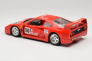 Ferrari F40 #56 Pilot Punane 1987 Bburago 1:18 3332-P2 Metall - pilt 7/8