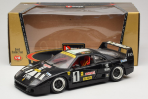 Ferrari F40 Pirelli Agip #1 Must Bburago 1:18 3332-B1 Metall - pilt 8/8