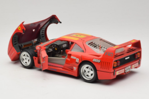 Ferrari F40 Pirelli BBS Punane Bburago 1:18 3032-P4 Metall - pilt 5/8