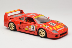 Ferrari F40 #3 Pirelli Punane 1987 Bburago 1:18 3332-P4 Metall - pilt 6/8