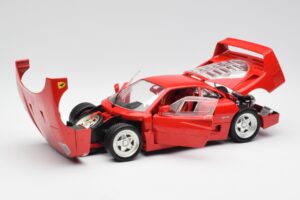 Ferrari F40 Punane Hot Wheels 1:18 23911 Metall - pilt 2/8