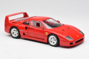 Ferrari F40 Punane Hot Wheels 1:18 23911 Metall - pilt 6/8