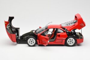 Ferrari F40 Punane Kyosho 1:18 08416R2 Metall - pilt 5/10