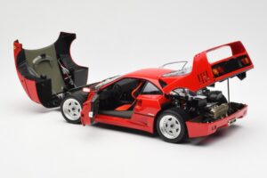 Ferrari F40 Punane Kyosho 1:18 08416R2 Metall - pilt 7/10