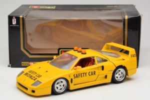Ferrari F40 Safety Car Kollane Bburago 1:18 3032-Y2 Metall - pilt 8/8