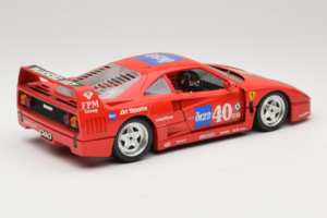 Ferrari F40 #40 the0123 Punane 1987 Bburago 1:18 3332-P5 Metall - pilt 3/8