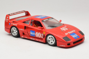 Ferrari F40 #40 the0123 Punane 1987 Bburago 1:18 3332-P5 Metall - pilt 6/8