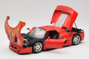 Ferrari F50 Braccio & Gotz M. Schumacher Allkirja Väljaanne Bburago 1:18 MS Metall - pilt 2/8