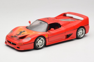 Ferrari F50 Braccio & Gotz M. Schumacher Allkirja Väljaanne Bburago 1:18 MS Metall