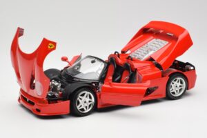 Ferrari F50 Kabriolett Punane Bburago 1:18 3352 Metall - pilt 2/8