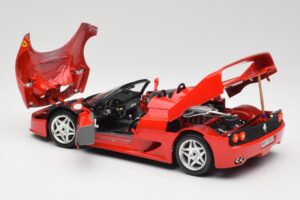 Ferrari F50 Kabriolett Punane Bburago 1:18 3352 Metall - pilt 5/8
