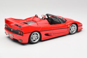 Ferrari F50 Kabriolett Punane Maisto 1:18 50246 Metall - pilt 3/8