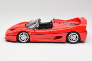 Ferrari F50 Kabriolett Punane Maisto 1:18 50246 Metall - pilt 4/8