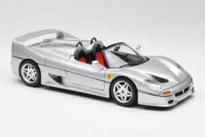 Ferrari F50 Kabriolett Hõbe Bburago 1:18 3372 Metall - pilt 6/8