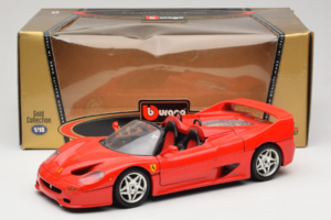 Ferrari F50 Kabriolett Punane Bburago 1:18 3372-P1 Metall - pilt 8/8