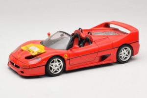 Ferrari F50 Kabriolett 50 Jahre Ferrari 24 Jahre Bburago FMC Punane Bburago 1:18 3352-P1 Metall