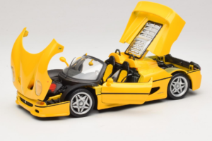 Ferrari F50 Kabriolett Shell Kollane Maisto 1:18 3076-Y2 Metall - pilt 2/8