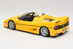 Ferrari F50 Kabriolett Shell Kollane Maisto 1:18 3076-Y2 Metall - pilt 7/8