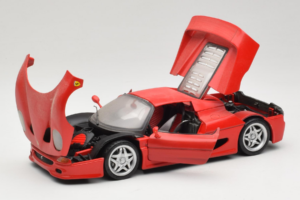 Ferrari F50 Coupe Shell Punane Maisto 1:18 3076-R1 Metall - pilt 2/8