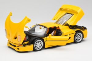 Ferrari F50 Giallo Modena Maisto 1:18 F50001 Metall - pilt 2/8