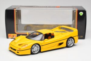 Ferrari F50 Giallo Modena Maisto 1:18 F50001 Metall - pilt 8/8