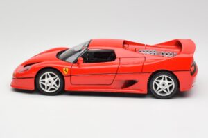 Ferrari F50 Hardtop Punane Bburago 1:18 3362 Metall - pilt 4/8
