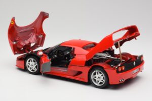 Ferrari F50 Hardtop Punane Bburago 1:18 3362 Metall - pilt 5/8