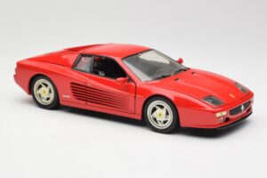 Ferrari F512 M Punane Hot Wheels 1:18 29758 Metall - pilt 6/8