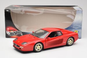 Ferrari F512 M Punane Hot Wheels 1:18 29758 Metall - pilt 8/8