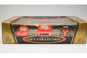 Ferrari Promo Set F40 550 Maranello Scuderia Ferrari F310 F1 1996 Bburago 1:18 FERRARI001 Metall - pilt 2/2