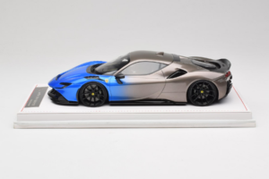 Ferrari SF90 Novitec Blue Grey Metallic IVY 1:18 REMC029 Vaik