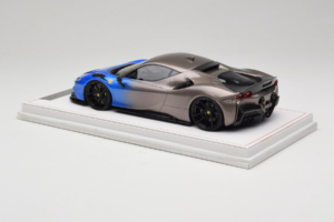 Ferrari SF90 Novitec Blue Grey Metallic IVY Merit 1:18 REMC029 Vaik - pilt 5/7