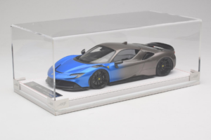 Ferrari SF90 Novitec Blue Grey Metallic IVY Merit 1:18 REMC029 Vaik - pilt 6/7