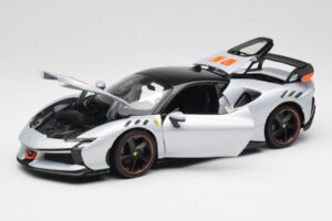 Ferrari SF90 XX Stradale Arctic White Bburago 1:18 18-16020W Metall - pilt 2/8