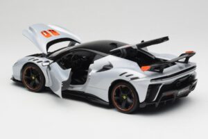 Ferrari SF90 XX Stradale Arctic White Bburago 1:18 18-16020W Metall - pilt 5/8