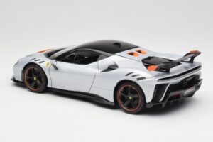 Ferrari SF90 XX Stradale Arctic White Bburago 1:18 18-16020W Metall - pilt 7/8