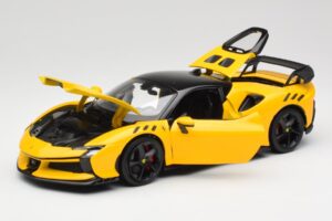 Ferrari SF90 XX Stradale Giallo Modena Bburago 1:18 18-16020Y Metall - pilt 2/8