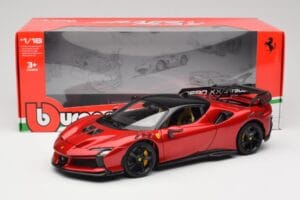 Ferrari SF90 XX Stradale Magma Red Bburago 1:18 18-16020R Metall - pilt 8/8