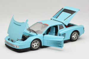 Ferrari Testarossa Borsenmodell 1997 Piiratud Väljaanne Sinine Bburago 1:18 B002 Metall - pilt 2/8