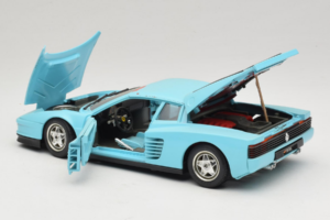 Ferrari Testarossa Borsenmodell 1997 Piiratud Väljaanne Sinine Bburago 1:18 B002 Metall - pilt 5/8