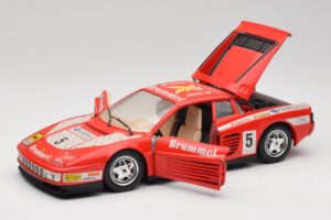 Ferrari Testarossa Brummel #5 Punane 1984 Bburago 1:18 3004-P1 Metall - pilt 2/8