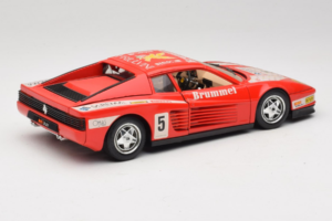 Ferrari Testarossa Brummel #5 Punane 1984 Bburago 1:18 3004-P1 Metall - pilt 3/8