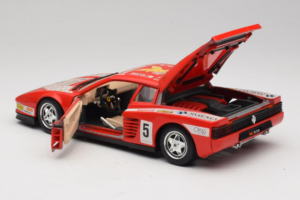 Ferrari Testarossa Brummel #5 Punane 1984 Bburago 1:18 3004-P1 Metall - pilt 5/8