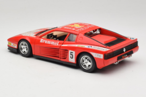 Ferrari Testarossa Brummel #5 Punane 1984 Bburago 1:18 3004-P1 Metall - pilt 7/8