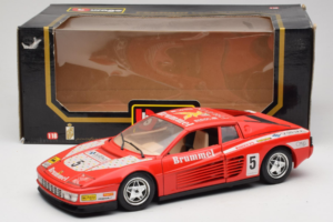 Ferrari Testarossa Brummel #5 Punane 1984 Bburago 1:18 3004-P1 Metall - pilt 8/8