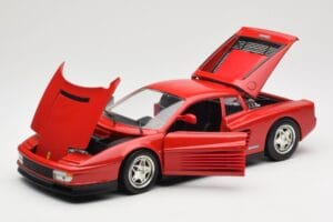 Ferrari Testarossa Punane Hot Wheels 1:18 23918 Metall - pilt 2/8